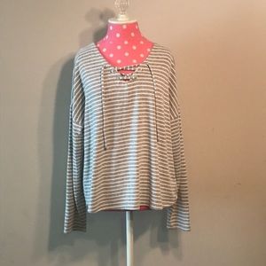 Super Soft Long Sleeve Striped Top